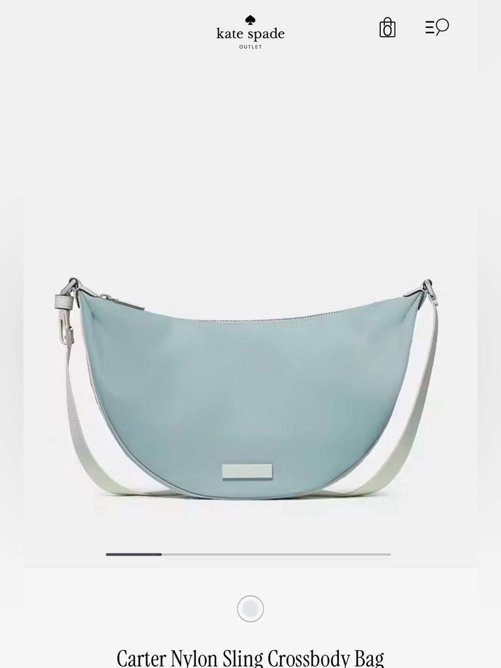 Kate Spade New York Carter Crescent Hobo Shoulder Sling Bag LIKE NEW - Picture 14 of 15